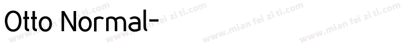 Otto Normal字体转换